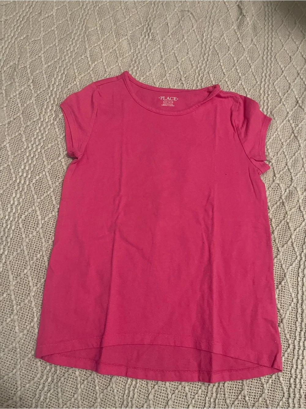 The Children's Place Bright Pink Short Sleeve Crew Tee